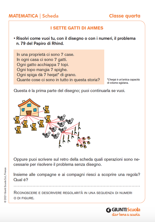 I sette gatti di Ahmes | Giunti Scuola I sette gatti di Ahmes | Giunti Scuola