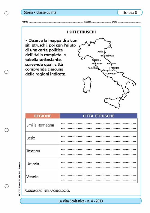 I siti etruschi | Giunti Scuola I siti etruschi | Giunti Scuola