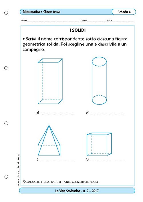 I solidi | Giunti Scuola I solidi | Giunti Scuola