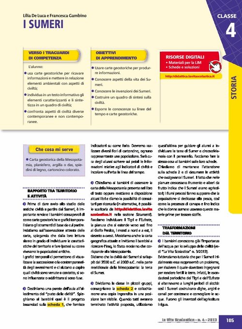 I Sumeri | Giunti Scuola I Sumeri | Giunti Scuola