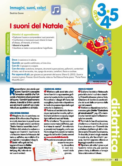 I suoni del Natale | Giunti Scuola I suoni del Natale | Giunti Scuola