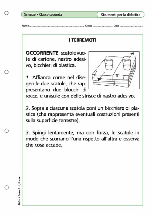 I terremoti | Giunti Scuola I terremoti | Giunti Scuola