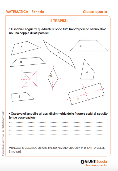 I trapezi | Giunti Scuola I trapezi | Giunti Scuola