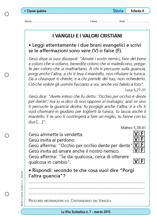I Vangeli e i valori cristiani | Giunti Scuola I Vangeli e i valori cristiani | Giunti Scuola