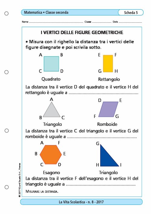 I vertici delle figure geometriche | Giunti Scuola I vertici delle figure geometriche | Giunti Scuola