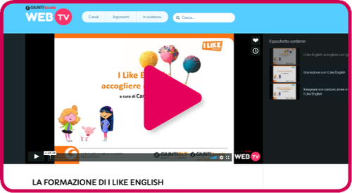 I webinar dedicati a I like English | Giunti Scuola