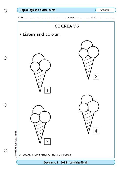 Ice creams | Giunti Scuola Ice creams | Giunti Scuola
