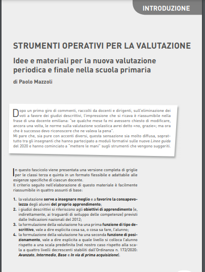 Idee e strumenti per la valutazione nella scuola primaria | Giunti Scuola Idee e strumenti per la valutazione nella scuola primaria | Giunti Scuola