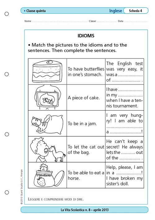 Idioms | Giunti Scuola Idioms | Giunti Scuola