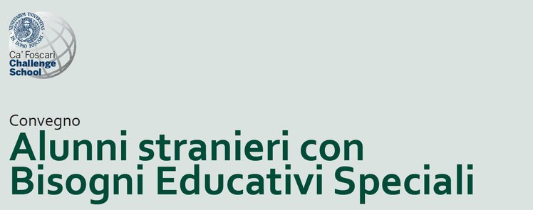 Il 16 ottobre a Venezia il convegno "Alunni stranieri con Bisogni Educativi Speciali" | Giunti Scuola Il 16 ottobre a Venezia il convegno "Alunni stranieri con Bisogni Educativi Speciali" | Giunti Scuola