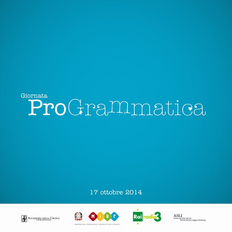 Il 17 ottobre una giornata "Pro-Grammatica" in radio e a scuola | Giunti Scuola Il 17 ottobre una giornata "Pro-Grammatica" in radio e a scuola | Giunti Scuola