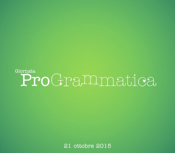 Il 21 ottobre torna la Giornata ProGrammatica. Il tema di quest'anno è l'italiano delle canzoni | Giunti Scuola