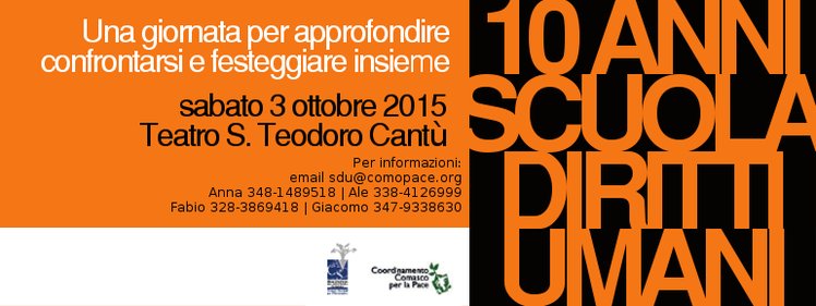 Il 3 ottobre a Cantù una giornata per parlare dei diritti a scuola | Giunti Scuola Il 3 ottobre a Cantù una giornata per parlare dei diritti a scuola | Giunti Scuola