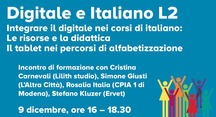 Il 9 dicembre a Bologna l'incontro "Integrare il digitale nei corsi di italiano: le risorse on line" | Giunti Scuola Il 9 dicembre a Bologna l'incontro "Integrare il digitale nei corsi di italiano: le risorse on line" | Giunti Scuola
