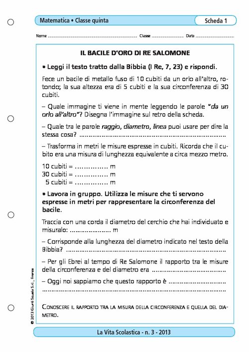 Il bacile d'oro di re Salomone | Giunti Scuola Il bacile d'oro di re Salomone | Giunti Scuola