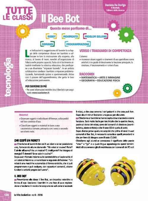 Il Bee Bot | Giunti Scuola Il Bee Bot | Giunti Scuola