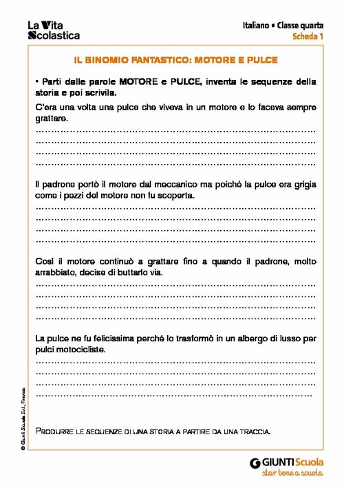 Il binomio fantastico: motore e pulce | Giunti Scuola