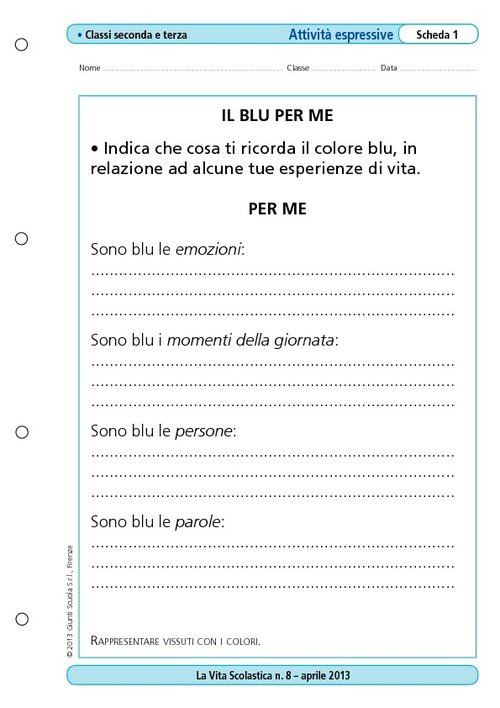 Il blu per me | Giunti Scuola Il blu per me | Giunti Scuola