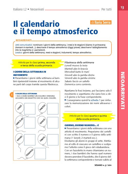 Il calendario e il tempo atmosferico - 1 | Giunti Scuola Il calendario e il tempo atmosferico - 1 | Giunti Scuola