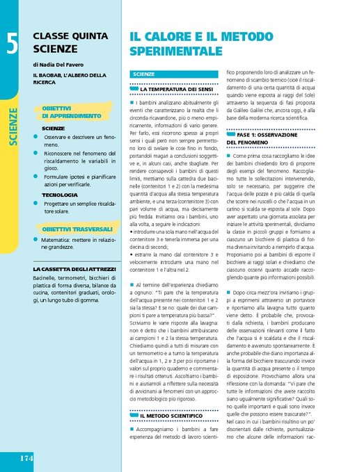 Il calore e il metodo sperimentale | Giunti Scuola Il calore e il metodo sperimentale | Giunti Scuola