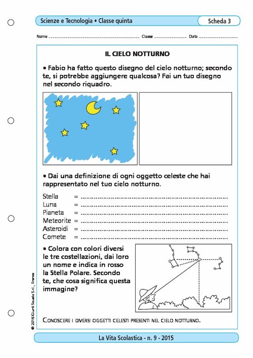 Il cielo notturno | Giunti Scuola Il cielo notturno | Giunti Scuola