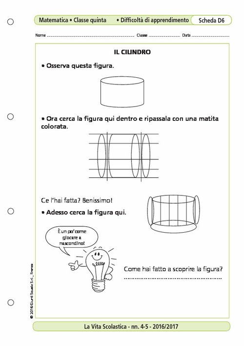 Il cilindro | Giunti Scuola Il cilindro | Giunti Scuola