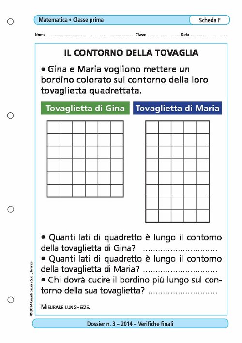 Il contorno della tovaglia | Giunti Scuola Il contorno della tovaglia | Giunti Scuola