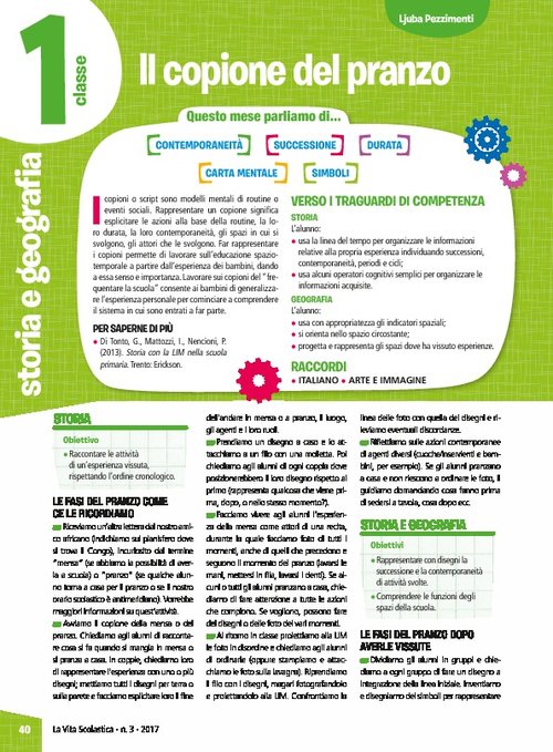 Il copione del pranzo | Giunti Scuola Il copione del pranzo | Giunti Scuola