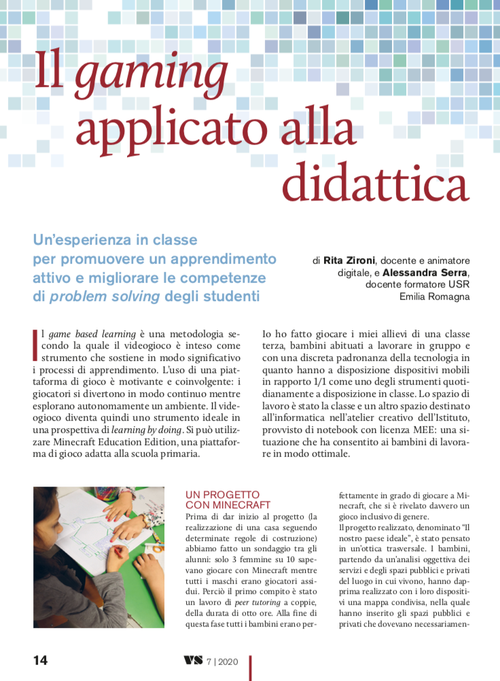 Il gaming applicato alla didattica | Giunti Scuola Il gaming applicato alla didattica | Giunti Scuola