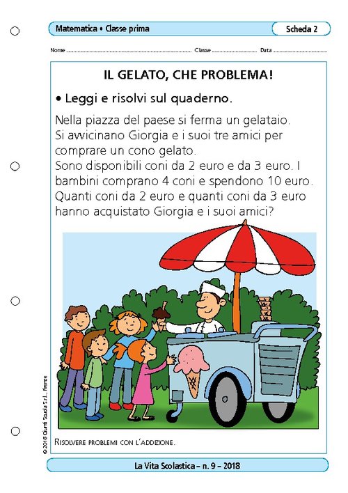 Il gelato, che problema! | Giunti Scuola Il gelato, che problema! | Giunti Scuola