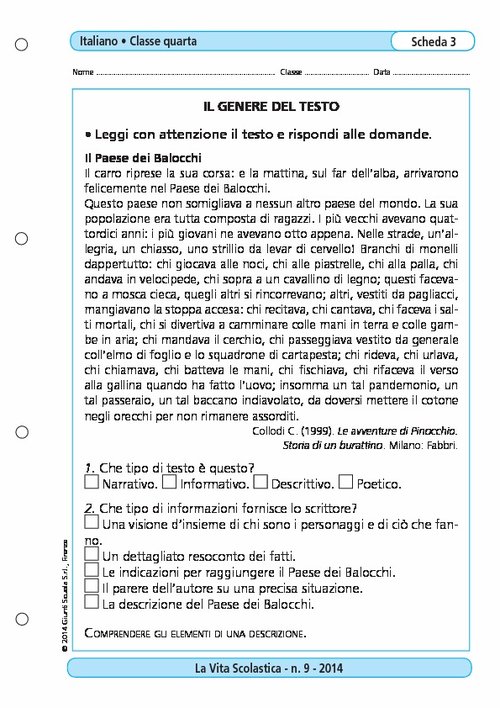 Il genere del testo | Giunti Scuola