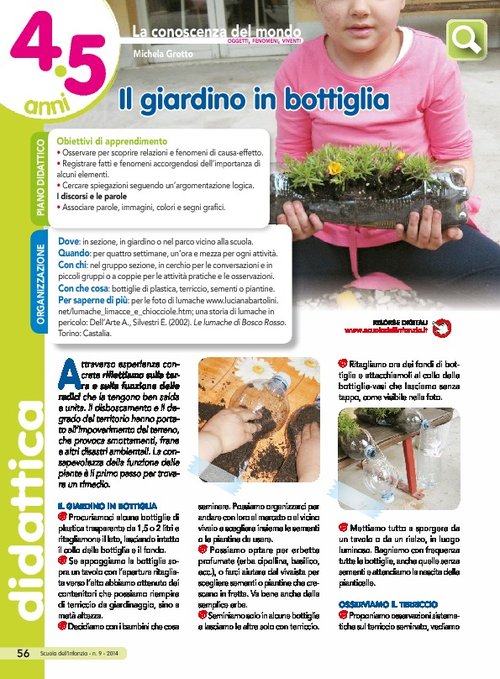 Il giardino in bottiglia | Giunti Scuola Il giardino in bottiglia | Giunti Scuola