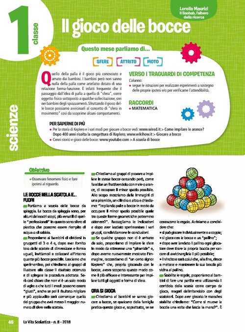 Il gioco delle bocce | Giunti Scuola Il gioco delle bocce | Giunti Scuola