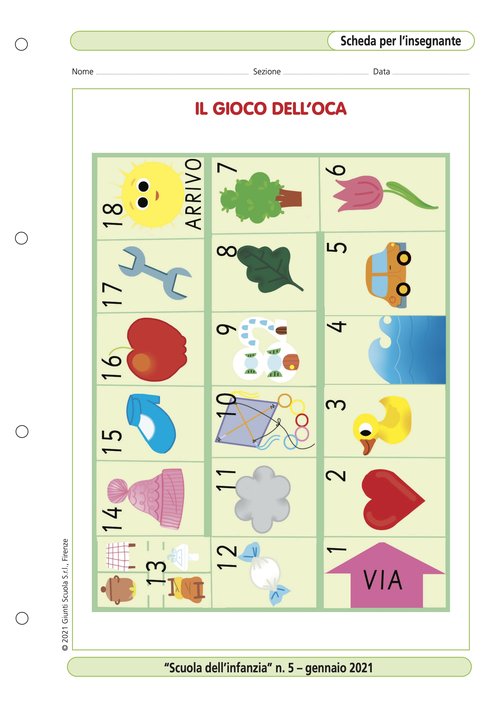 Il gioco dell'oca | Giunti Scuola Il gioco dell'oca | Giunti Scuola