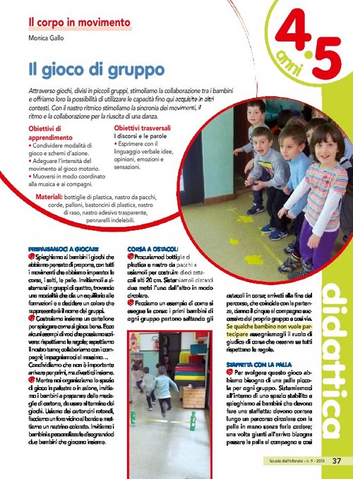 Il gioco di gruppo | Giunti Scuola Il gioco di gruppo | Giunti Scuola