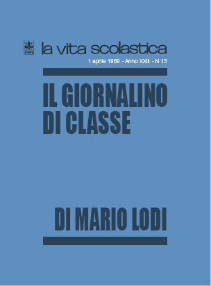 Il giornalino di Mario Lodi | VS aprile 1969 | Giunti Scuola