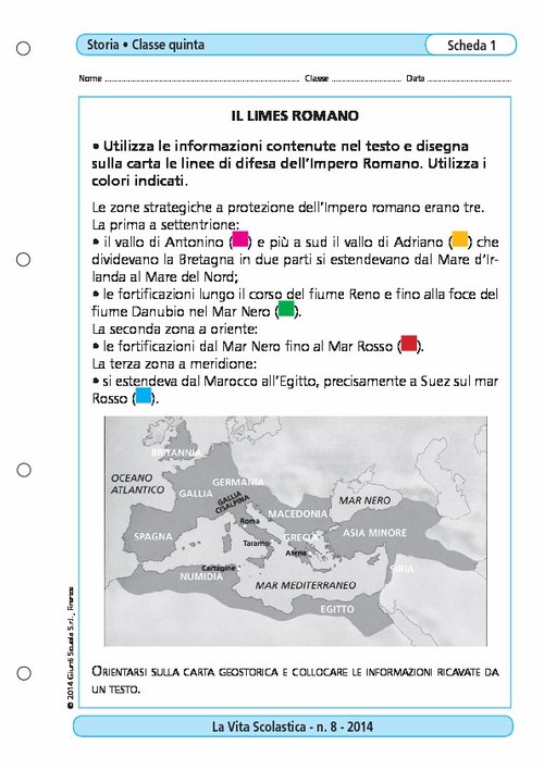 Il limes romano | Giunti Scuola Il limes romano | Giunti Scuola