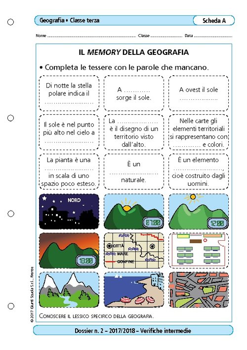 Il memory della geografia | Giunti Scuola Il memory della geografia | Giunti Scuola