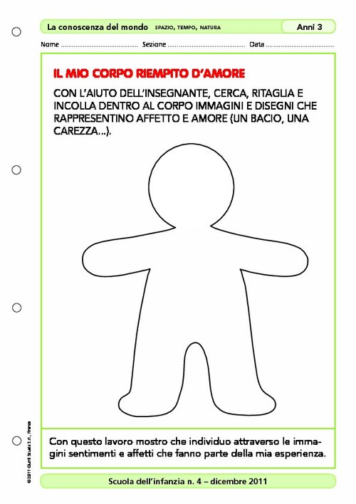 Il mio corpo riempito d'amore | Giunti Scuola Il mio corpo riempito d'amore | Giunti Scuola