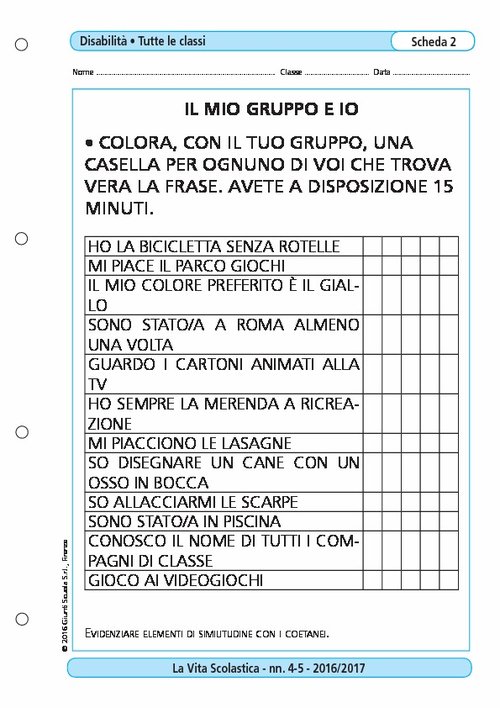 Il mio gruppo e io | Giunti Scuola Il mio gruppo e io | Giunti Scuola