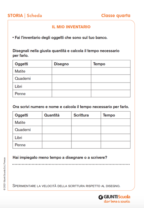 Il mio inventario | Giunti Scuola Il mio inventario | Giunti Scuola