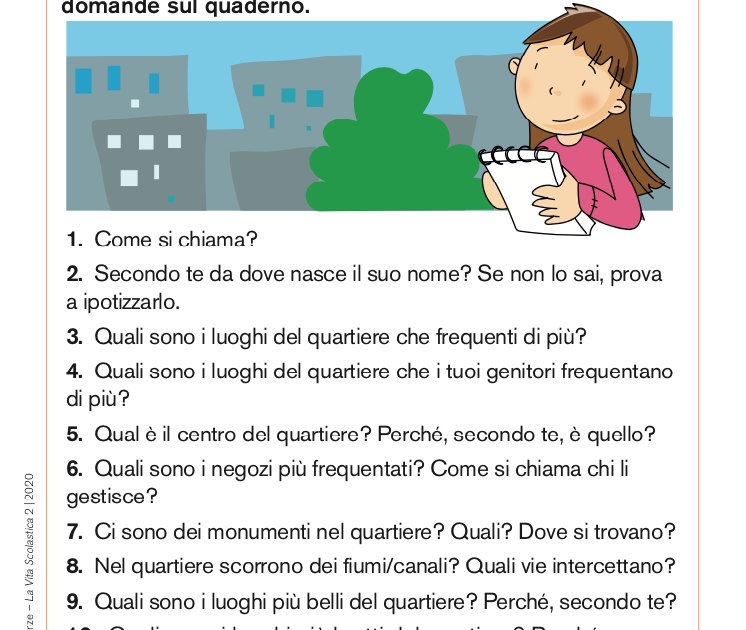 Il mio quartiere | Giunti Scuola