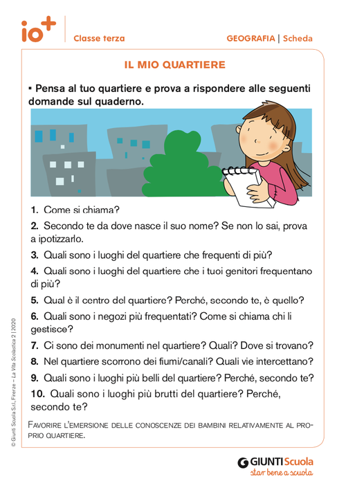 Il mio quartiere | Giunti Scuola Il mio quartiere | Giunti Scuola