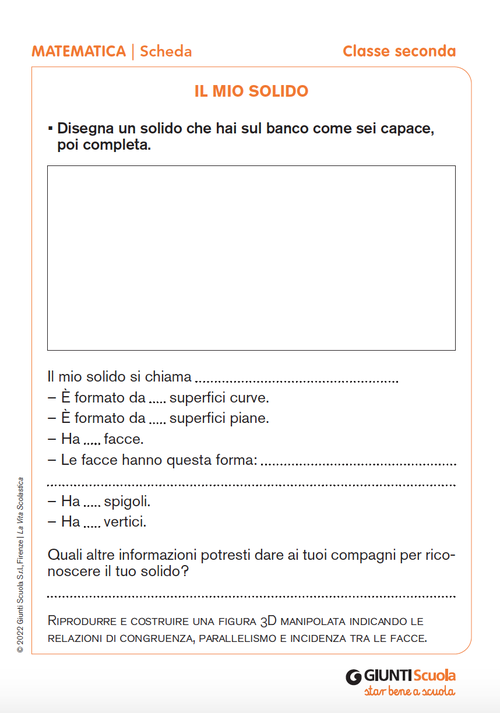 Il mio solido | Giunti Scuola Il mio solido | Giunti Scuola