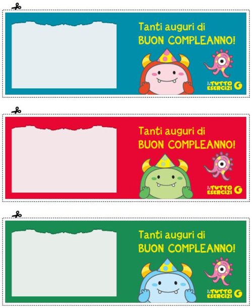 Il mio Tutto Esercizi - Biglietti d'auguri | Giunti Scuola