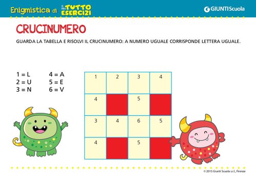 Il mio Tutto Esercizi - Enigmistica di Matematica | Giunti Scuola Il mio Tutto Esercizi - Enigmistica di Matematica | Giunti Scuola