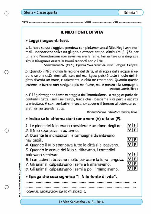 Il Nilo fonte di vita | Giunti Scuola Il Nilo fonte di vita | Giunti Scuola