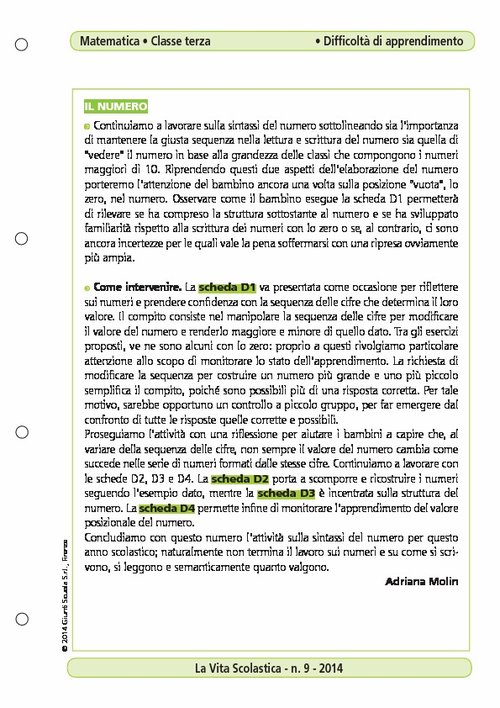 Il numero | Giunti Scuola Il numero | Giunti Scuola