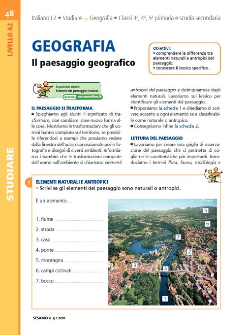 Il paesaggio geografico | Giunti Scuola Il paesaggio geografico | Giunti Scuola