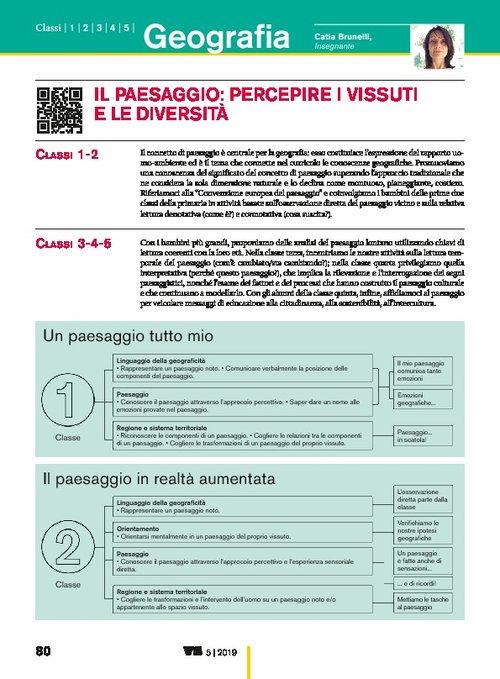 Il paesaggio: percepire i vissuti e le diversità | Giunti Scuola Il paesaggio: percepire i vissuti e le diversità | Giunti Scuola
